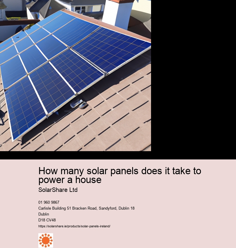 How many solar panels does it take to power a house